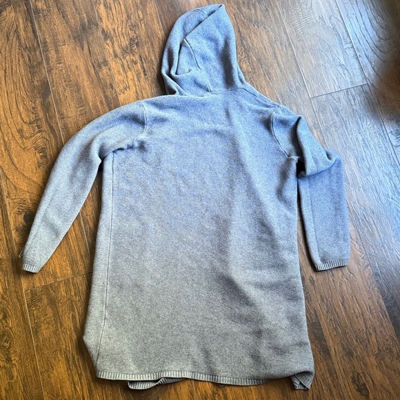 Gray long Korye Hooded Cardigan size 2X (C19) - Picture 6 of 7